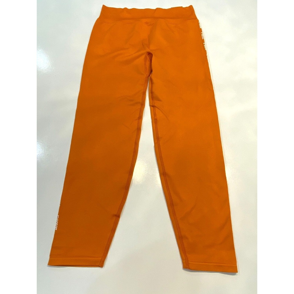 VS Victoria Secret High Waisted Full Length Rust Orange Seamless Legging XL NWT